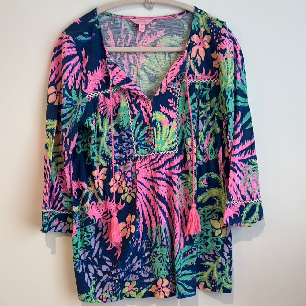 Lily Pulitzer Vibrant Multicolor Women's Top